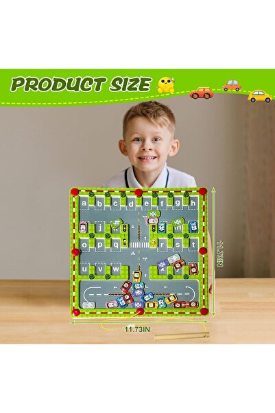 XICEN Magnetic Colors and Numbers Maze Educational Toy