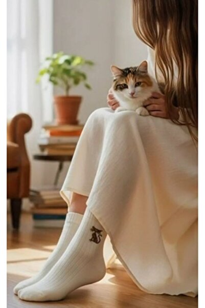 Lascaris Women's Premium Socks Set of 12 – Minimal Cat Stone Detail – Colorfu...