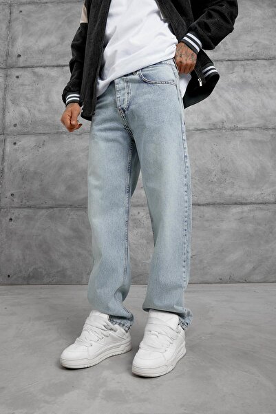 NOMARC Blugi albastru deschis MB BAGGY FIT