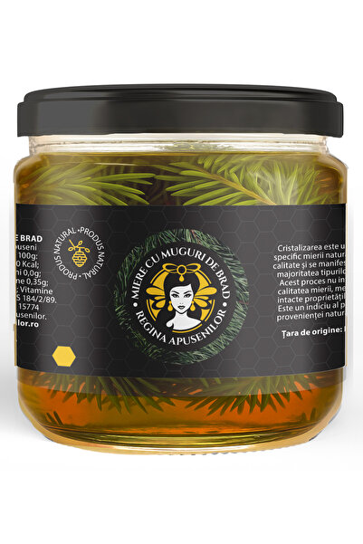 Regina Apusenilor Honey with fir buds, Regina Apusenilor, 500 g, natural, art...