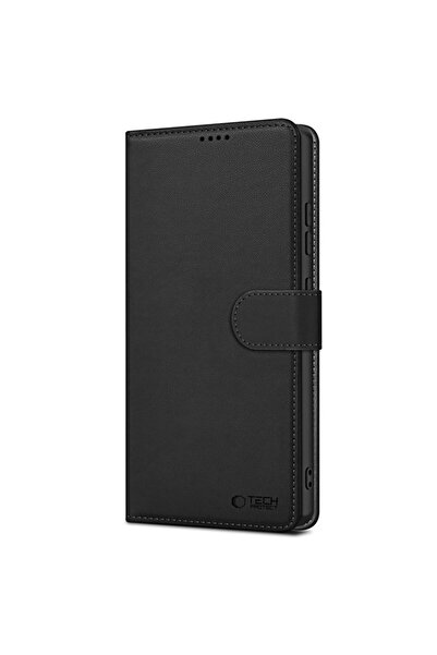 Tech-Protect Husă portofel neagră mată pentru Galaxy A56 5G