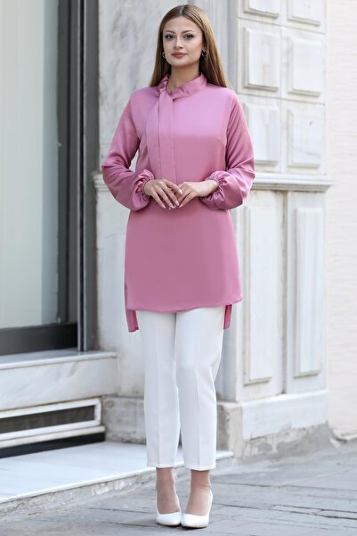 SUBU TASARIM Trend Tunic Dusty Rose Tbsanr30