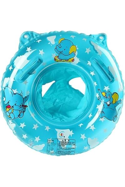 Generic عوامة سباحة قابلة للنفخ مع مقعد أمان للأطفال من عمر 6 إلى 36 شهرًا، ل...