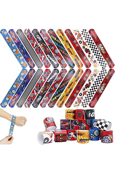 Generic Race Car Wristbands for Party Favors