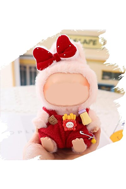 Generic طقم ملابس دمية كاستويف الأنيق لدمية لابو 17 سم - قطعتان مع إكسسوارات ...