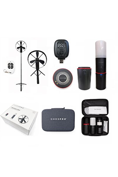 ghospro Yaşam Kiti Tripdlu Vantilator Fener Powerbank Sinek Kovucu