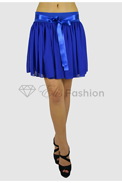 Elis Fashion Short blue veil skirt
