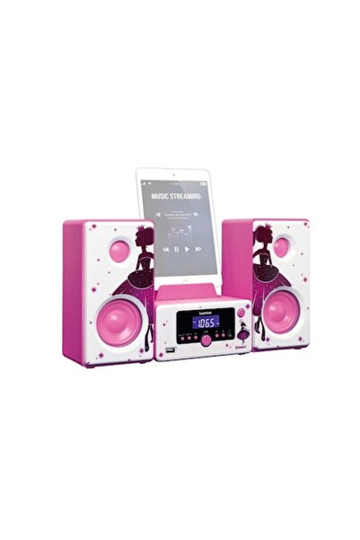 Lenco Sistem micro Princess MC-020, FM, USB, Bluetooth, Roz