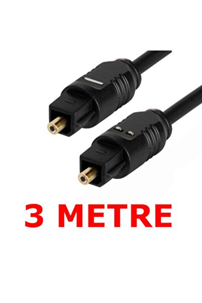 WOZLO Fiber Optik Ses Kablo Optic Kablo 3m Metre Od:2.2