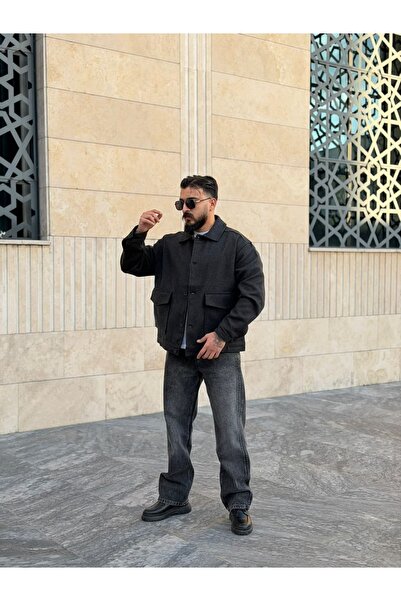 PEERLESS STORE Oversize Kaşe Ceket