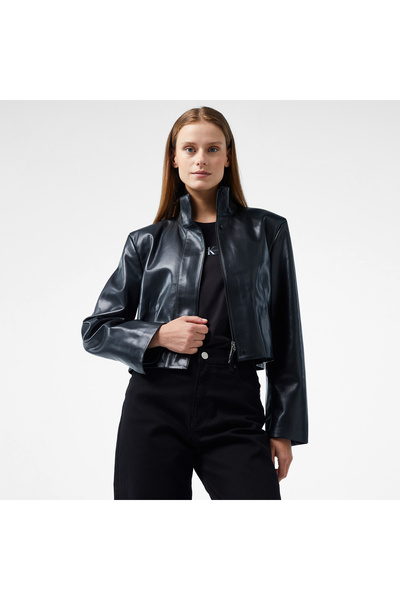 Calvin Klein Kadın Siyah Mont