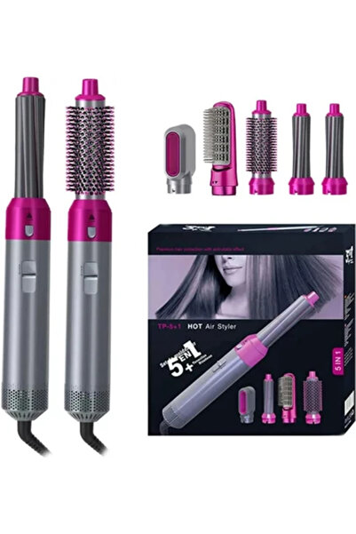 ErCorp 5'i 1 Arada Saç Kurutma Makinesi, Düzleştirici, Bukle Maşası
