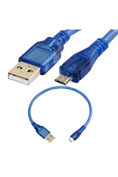 WOZLO Samsung Sony Htc Lg Micro Mikro Usb Şarj Kablo 30cm