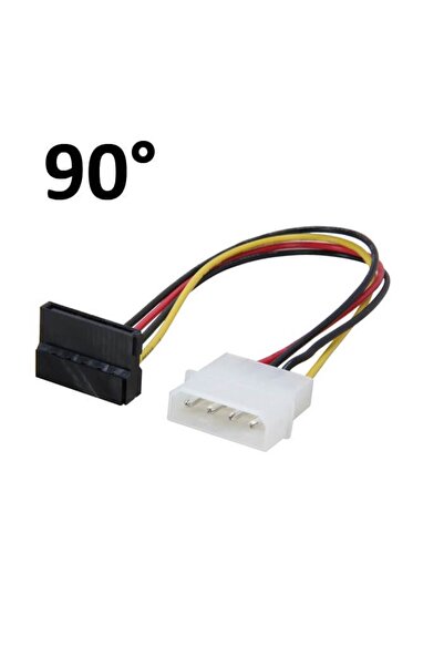 WOZLO 90° Sata Power Kablo-sata Güç Kablosu-harddisk Dvd Elektrik Kablo