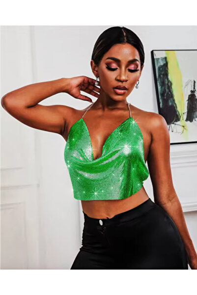 Bee Glow Armor Bustier Crop & Blouse Sleeveless Armor Bustier Crop & Blouse S...