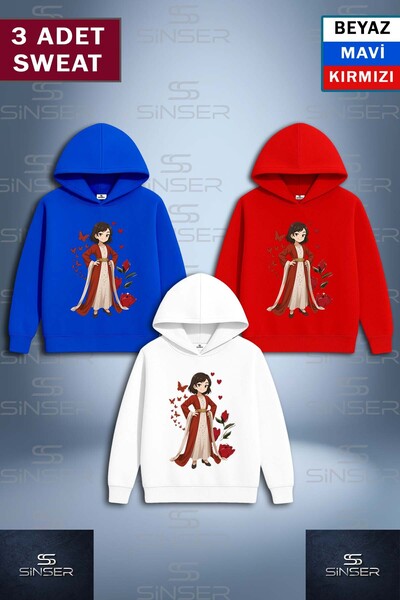 SS SİNSER Φούτερ με στάμπα  "SWEAT 3LU "JIYN ANIME YORESEL "