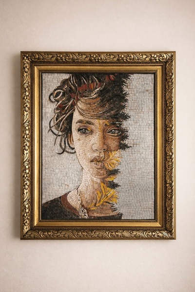 Elips Hediyelik MOZAİK TABLO 90*75 cm
