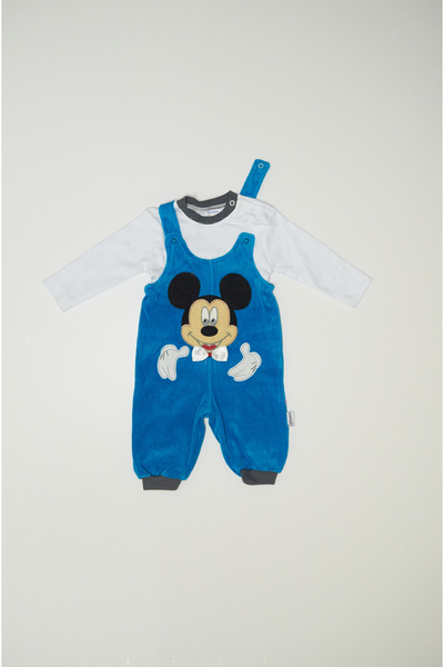 Baby Slon Kids Clup Kışlık kadife ikili el nakışlı çıtçıt kapamalı bisiklet y...