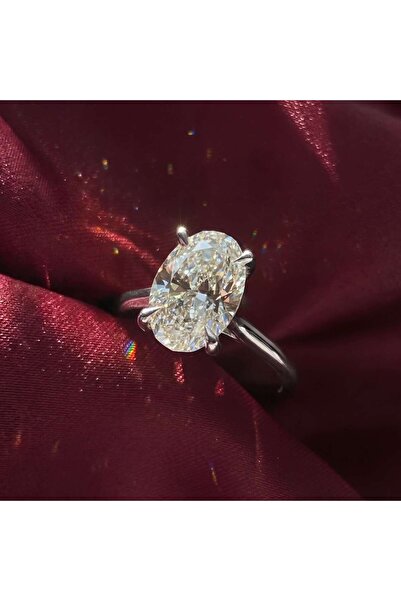 Heybej Studio 4.5 Karat Tektaş Yüzük