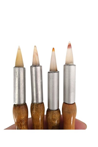 Sanathobi Agate Mühre Pointed Tip-Needle Polishing, Gilding, Miniature, Polis...