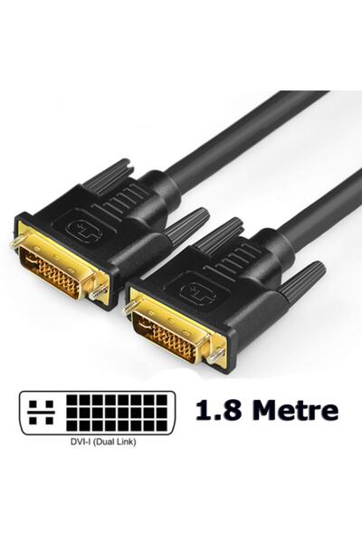 WOZLO Dvi To Dvi Kablo Çift Filtreli Dvı-ı Dual Link 24 5 Kablo 5 Metre