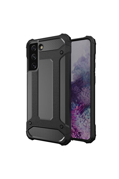 OEM Carcasă Rugged Armor pentru Samsung Galaxy S22 Plus - Neagră