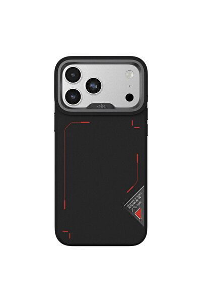 Kajsa iPhone 17 Pro Kılıf M-safeli O-Ring Metal Kamera Çerçeveli Matrix Colle...
