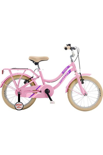 Salcano Flyer 16 Jant Kız Çocuk Bisikleti Pudra Pembe Mor Kız Çocuk Bisikleti...