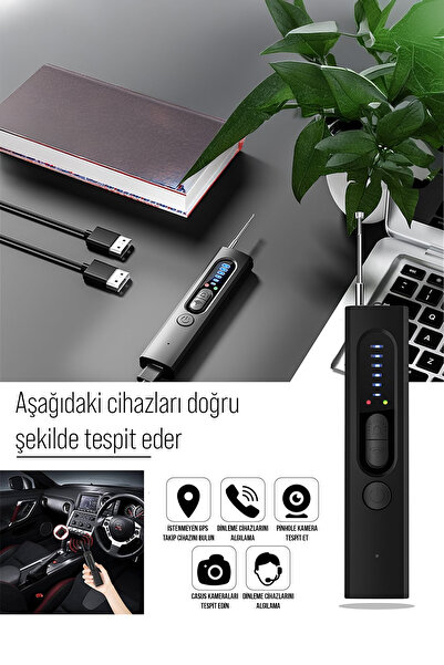 indirimsevinci Gizli Kamera Dedektörü | GPS Takip & Dinleme Cihaz Bulucu RF Lazer Algılama