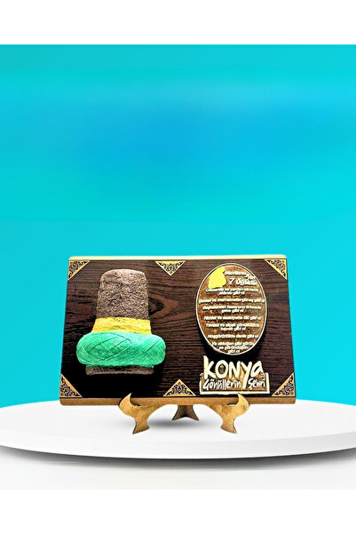 SUFİ TESBİH VE ESANS Kişiye Özel Semazen Biblo Ahşap İsimlik – Konya Temalı M...