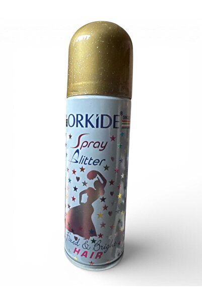 OEM Shiny Spray for Hair and Body – Orkide Glitter Spray, 90 ml Gold