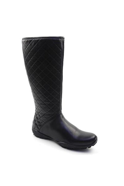 ZAZAMAG Women's boots made of genuine leather with orthopedic sole, black