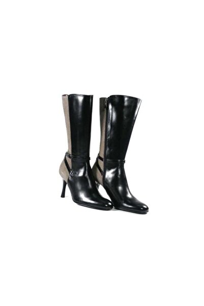 ZAZAMAG Elegant women's boots made of genuine leather with zipper Aiko, black