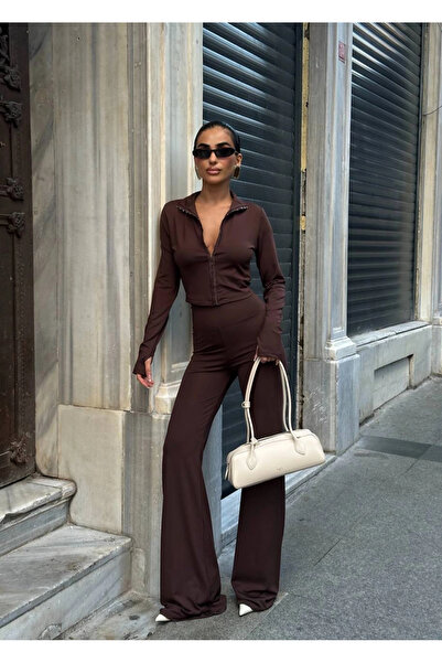 Bak Moda Long Sleeves with Front Buttons Flared Sets