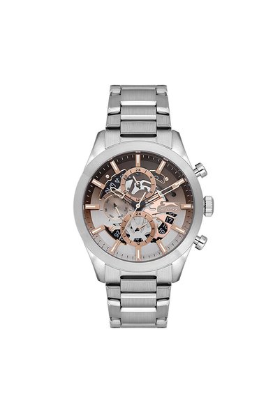 Slazenger Erkek Kol Saati – 43 MM, IPS Kordon, Beyaz & Kahverengi Kadran, 10 ...