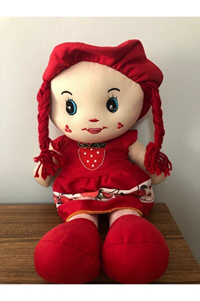 TOPROCKSTORE Çilek Bez Bebek 40 cm Uyku Arkadaşı Hediyelik Oyuncak