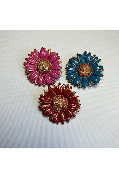 Serenity MT Set of 3 clay brooches