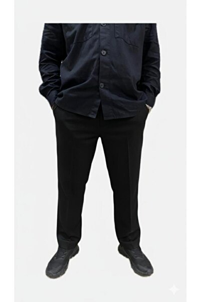 DEMOİSELLE Men's Ironed Line Fabric Trousers