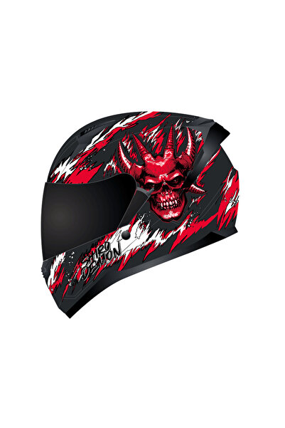 Shiro 5061 KASK FF BLASTER DEMON 2XL(GÖZLÜKLÜ)