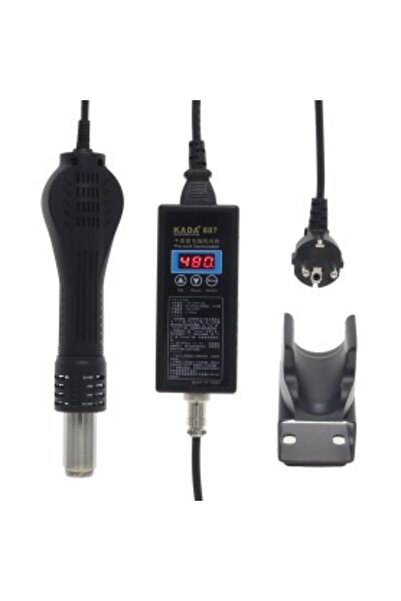 Kada Stație de lipit cu aer cald, termocompensată, afișaj digital, KD-887