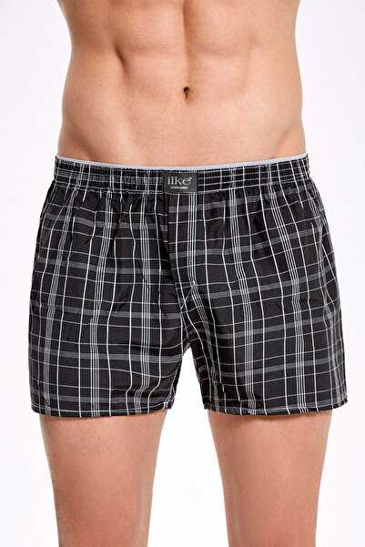 İlke Men'S, 60% Cotton 40% Polyester, Poplin, 6-Pack Boxer Briefs