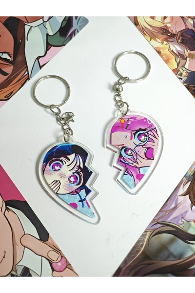 Yenaplanner Alien Stage Kalp Çanta Süsü / Anahtarlık