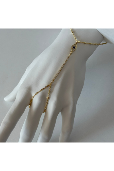 olvera shine ساعة شاهميران ذهبية من الفولاذ 316L مع تفاصيل عينية من حجر الزركون