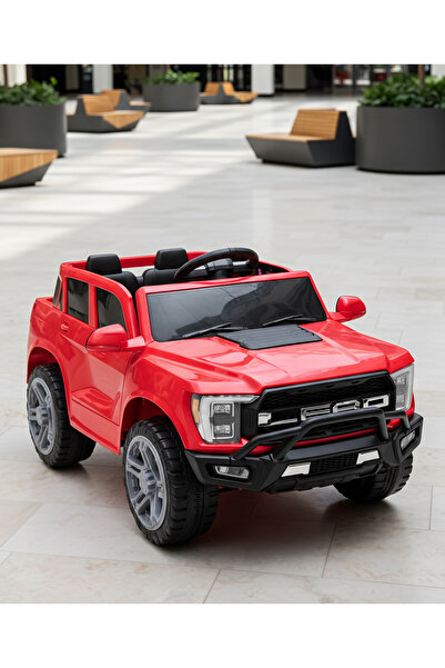 Fab N Funky Stylish Rechargeable Battery Ride-On Car - Red