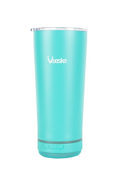 VAESKE 500 ML ÇELİK TERMOS BLUETOOTH HOPARLÖR YEŞİL