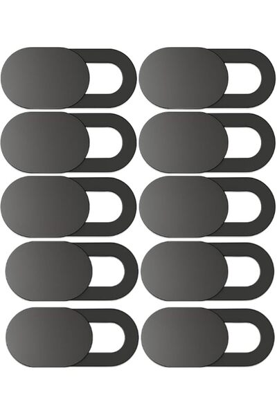 The Bros 10 Pack Webcam Cover Slide for Laptop, Smartphone & Tablet, Metal Ca...