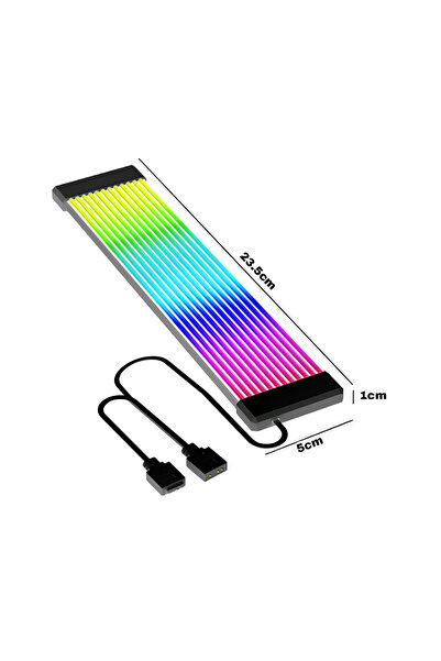 Exem Shop ARGB Anakart Kablo Kılıfı Siyah (5V 3-Pin)