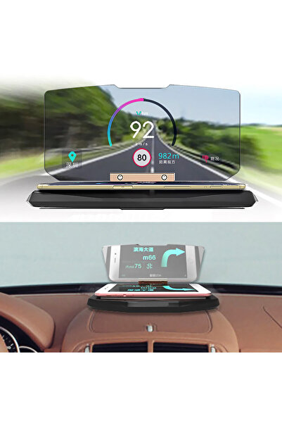 ORIGINAL DEALS Head Up Display type car phone holder for GPS or multimedia ap...