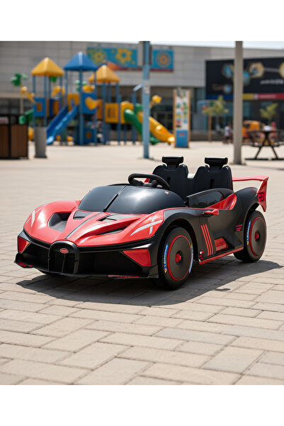 Fab N Funky Classic Rechargeable Battery Ride On Car - Red