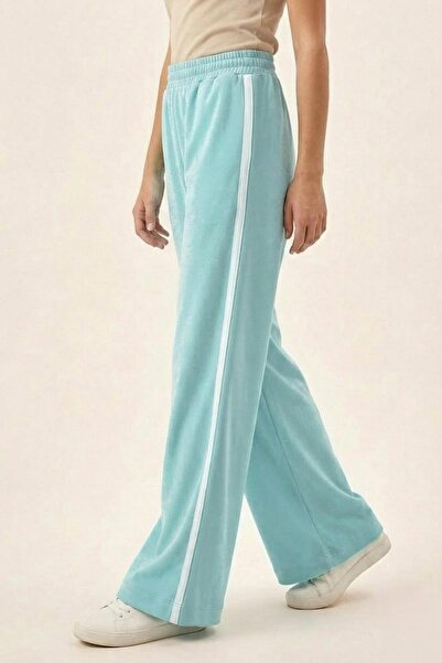 Perendi Girl's Wide Leg Transitional Sweatpants